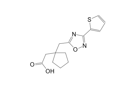 cyclopentaneacetic acid, 1-[[3-(2-thienyl)-1,2,4-oxadiazol-5-yl]methyl]-