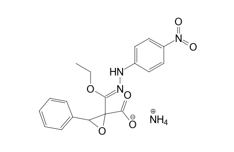 Ammonium 2-[(ethoxy)(4'-nitrophenylhydrazono)methyl]-3-phenyloxirane-2-carboxylate