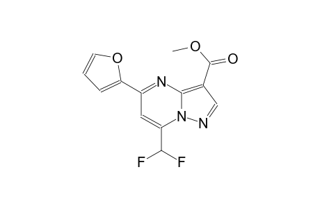 methyl 7-(difluoromethyl)-5-(2-furyl)pyrazolo[1,5-a]pyrimidine-3-carboxylate