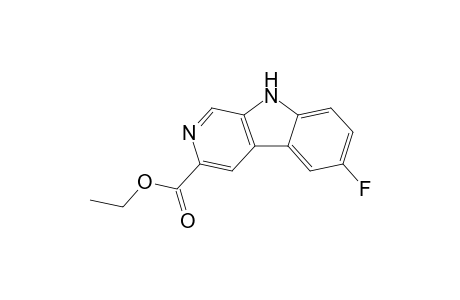 Ethyl-6-fluoro-.beta.-carboline-3-carboxylate