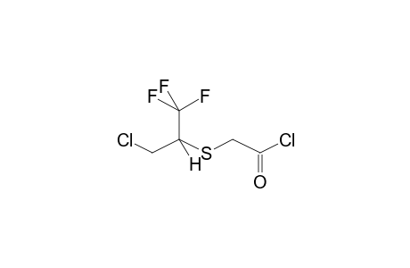 (1-TRIFLUOROMETHYL-2-CHLOROETHYLTHIO)ACETIC ACID, CHLOROANHYDRIDE