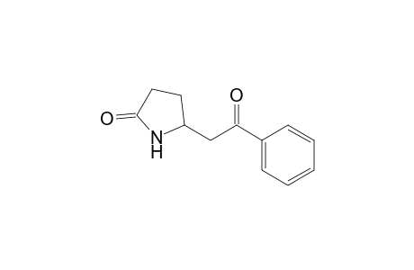 5-[2'-Oxo-2'-phenylethyl]-2-pyrrolidinone