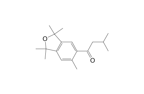 3-methyl-1-(1,1,3,3,6-pentamethyl-2-benzofuran-5-yl)butan-1-one