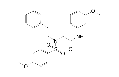 acetamide, N-(3-methoxyphenyl)-2-[[(4-methoxyphenyl)sulfonyl](2-phenylethyl)amino]-