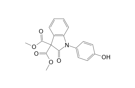 3H-Indole-3,3-dicarboxylic acid, 1,2-dihydro-1-(4-hydroxyphenyl)-2-oxo-, dimethyl ester