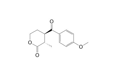 (3S,4R)-4(4-Methoxybenzoyl)-3-methyltetrahydropyran-2-one