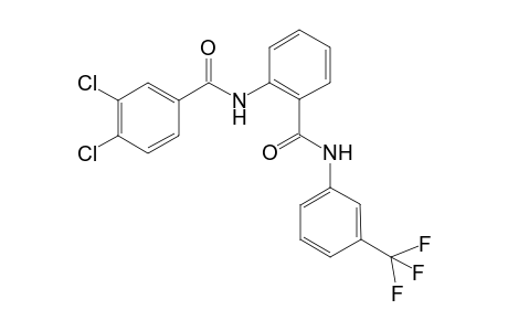 Benzamide, 3,4-dichloro-N-[2-[[[3-(trifluoromethyl)phenyl]amino]carbonyl]phenyl]-