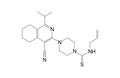 1-piperazinecarbothioamide, 4-[4-cyano-5,6,7,8-tetrahydro-1-(1-methylethyl)-3-isoquinolinyl]-N-(2-propenyl)-