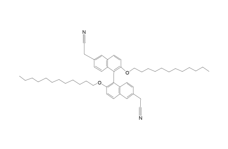 (R)-6,6'-Dicyanomethyl-2,2'-didodecyloxy-1,1'-binaphthalene