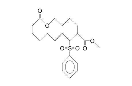 3-Phenylsulfonyl-4-acetoxy-9-oxa-cyclotetradecen-10-one