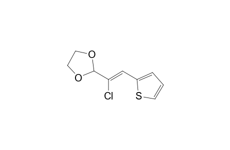 2-[1-Chloro-2-(2-thienyl)vinyl]-1,3-dioxolane