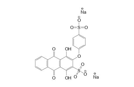 1,4-Dihydroxy-2-(4-sulfophenoxy)anthrachinon-3-sulfonic acid/di-Na salt