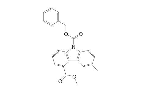 Methyl N-Carbobenzyloxy-6-methylcarbazole-4-carboxylate