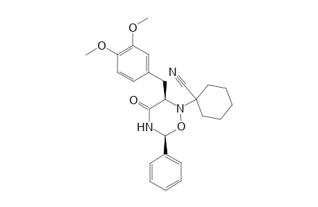 3-(m,p-Dimethoxybenzyl)-2-(1'-cyanocyclohexyl)-6-phenyl-1-oxa-2,5-diaza-4-oxocyclohexane
