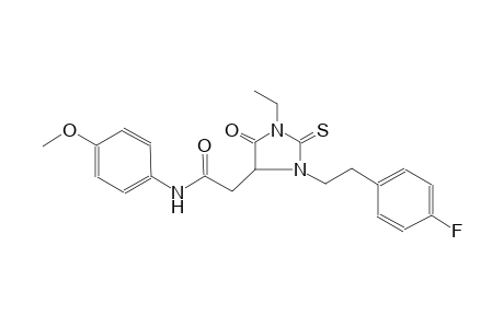 4-imidazolidineacetamide, 1-ethyl-3-[2-(4-fluorophenyl)ethyl]-N-(4-methoxyphenyl)-5-oxo-2-thioxo-