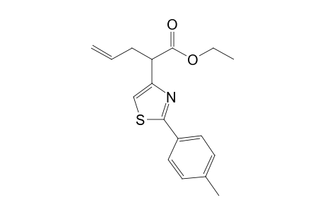 Ethyl 2-[2'-(4"-methylphenyl)thiazol-4'-yl]pent-4-enoate