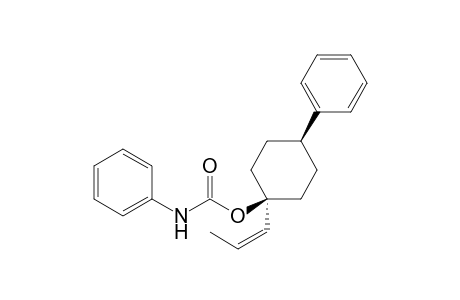 cis-(Z)-4-Phenyl-1-(prop-1-enyl)cyclohexyl N-phenylcarbamate
