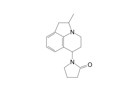 2-Methyl-6-(N-pyrrolidin-2-onyl)-1,2,5,6-tetrahydro-4H-pyrrolo[3,2,1-ij]quinoline