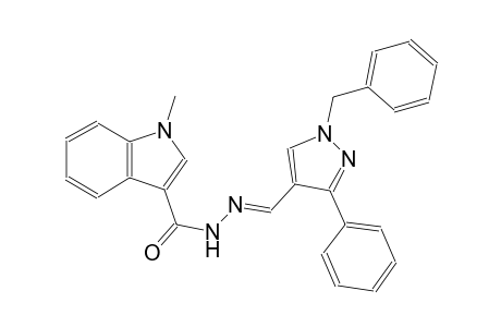 N'-[(E)-(1-benzyl-3-phenyl-1H-pyrazol-4-yl)methylidene]-1-methyl-1H-indole-3-carbohydrazide