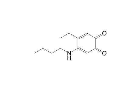 4-(Butylamino)-5-ethyl-1,2-benzoquinone