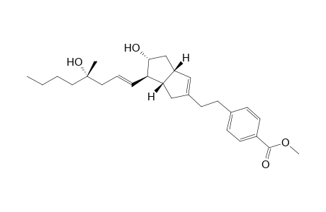 (1S,5S,6R,7R)-7-Hydroxy-6-[(E,4S)-4-hydroxy-4-methyl-1-octenyl]-3-[2-(4-methoxycarbonylphenyl)ethyl]bicyclo[3.3.0]-2-octene