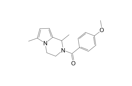 2-(4-Methoxybenzoyl)-1,6-dimethyl-1,2,3,4-tetrahydropyrrolo[1,2-a]pyrazine