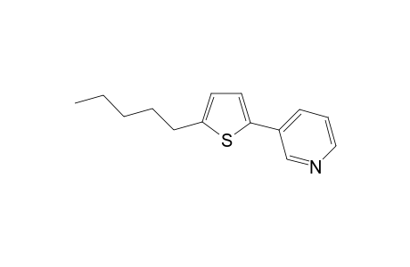 3-(5-Pentylthiophen-2-yl)pyridine
