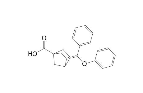 3-(Phenoxyphenylmethylene)bicyclo(2.2.1)heptane-1-exo-carboxylic acid