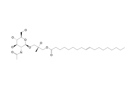 (2S)-2-HYDROXY-2-METHYL-3-OLEOYLOXYPROPYL-2-ACETAMIDO-2-DEOXY-BETA-D-GLUCOPYRANOSIDE