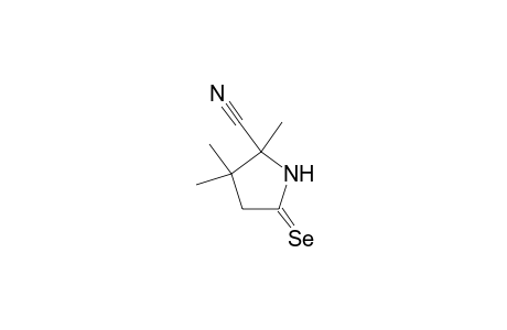 2,3,3-Trimethyl-5-selenoxo-pyrrolidine-2-carbonitrile