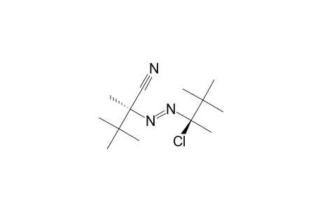 meso-2-chloro-2'-cyano-3,3,3',3'-tetramethyl-2,2'-azobutane