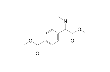 Benzeneacetic acid, .alpha.-amino-4-carboxy-, N-methyl, dimethyl ether