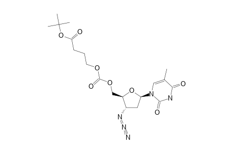 3'-AZIDO-3'-DEOXYTHYMIDIN-5'-YL-O-[3-(TERT.-BUTOXYCARBONYL)-PROPYL]-CARBONATE
