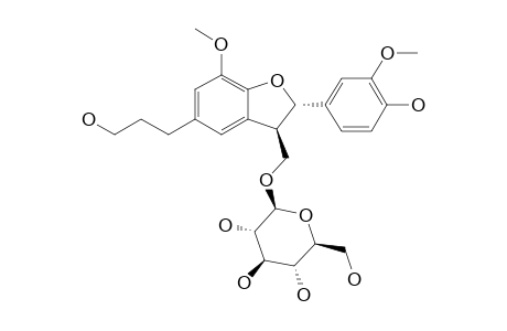 (7-S,8-S)-DIHYDRODEHYDRODICANIFERYL_ALCOHOL_9-O-BETA-D-GLUCOPYRANOSIDE