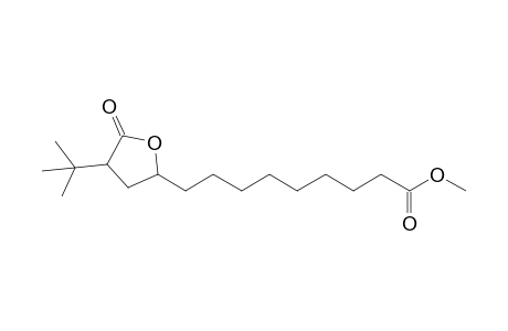 Methyl 9-(4'-(t-butyl)-5'-oxotetrahydrofuran-2'-yl)nonanoate
