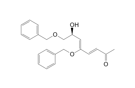 3,5-Octadien-2-one, 7-hydroxy-5,8-bis(phenylmethoxy)-, [S-(Z,E)]-