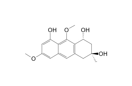 (1R,3S)-6,9-dimethoxy-3-methyl-2,4-dihydro-1H-anthracene-1,3,8-triol