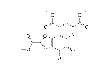 TRIMETHYL-4,5-DIHYDRO-4,5-DIOXOFURO-[2,3-F]-QUINOLINE-2,7,9-TRICARBOXYLATE
