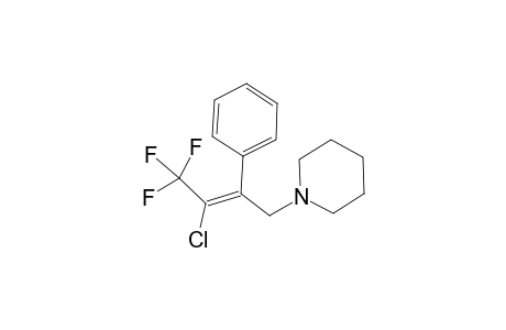 1-[(2Z)-3-Chloro-4,4,4-trifluoro-2-phenyl-2-butenyl]piperidine