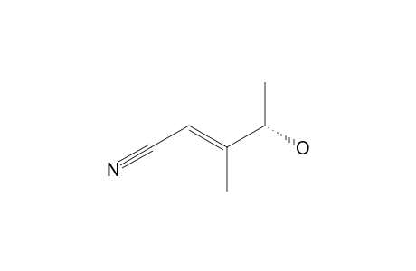 (S,E)-4-HYDROXY-3-METHYL-PENT-2-ENE-NITRILE
