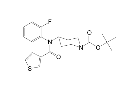 tert-Butyl-4-[(2-fluorophenyl)(thiophene-3-carbonyl)amino]piperidine-1-carboxylate