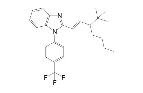 (E)-2-[3-(tert-Butyl)hept-1-en-1-yl]-1-[4-(trifluoromethyl)phenyl]-1H-benzo[d]imidazole