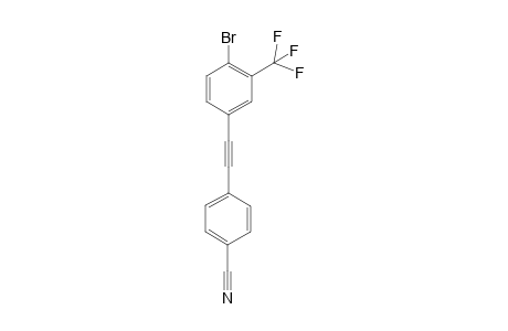 1-Bromo-4-(4-ethynylbenzonitrile)-2-(trifluoromethyl)benzene