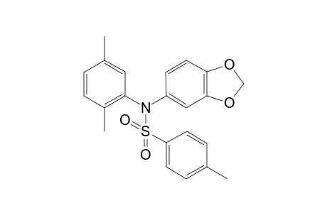 N-(3',4'-Methylenedioxyphenyl)-2,5-dimethyl-N-toluene-p-sulfonyl)aniline