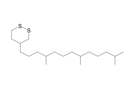 4-(4,8,12-TRIMETHYLTRIDECYL)-1,2-DITHIANE