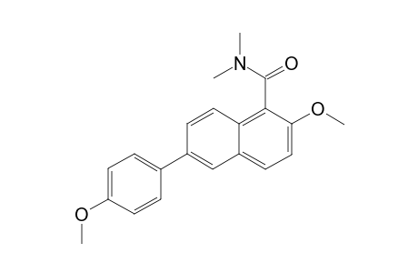 2-Methoxy-6-(4-methoxyphenyl)-N,N-dimethyl-1-naphthamide