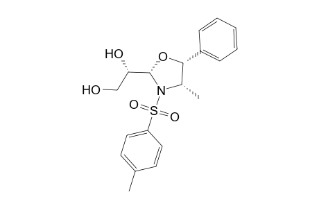 (2S,4S,5R)-2-[(1'S)-1',2'-DIHYDROXYETHYL]-4-METHYL-5-PHENYL-3-PARA-TOLYLSULFONYLOXAZOLIDINE;SYN-ISOMER
