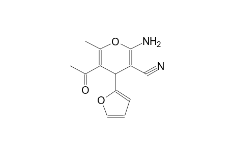 5-acetyl-2-amino-4-(2-furyl)-6-methyl-4H-pyran-3-carbonitrile