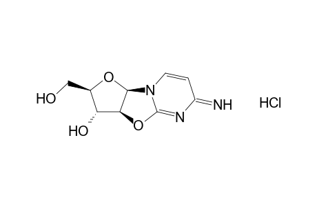 3-hydroxy-6-imino-2,3,3a,9a-tetrahydro-6H-furo[2',3':4,5]oxazolo[3,2-a]pyrimidine-2-methanol, monohydrochloride