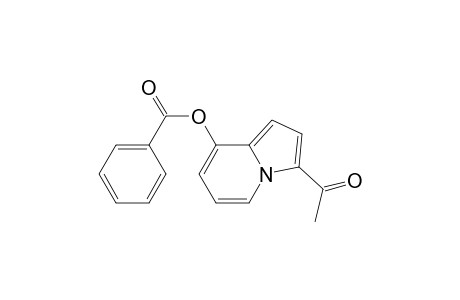 (3-acetylindolizin-8-yl) benzoate
